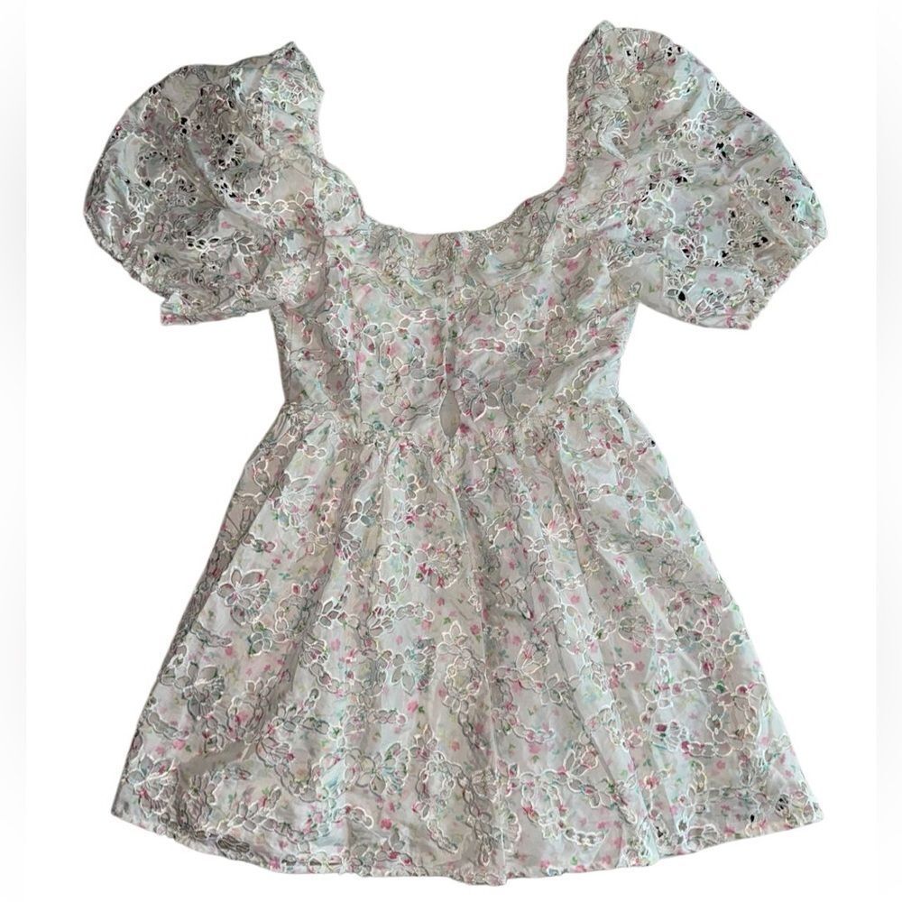 For Love & Lemons Magnolia Mini Dress Size Medium NWT - Picture 7 of 10